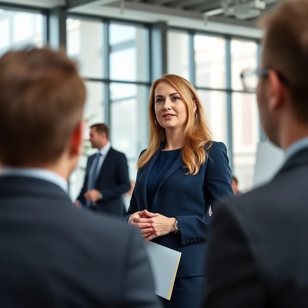 Professioneel team van personal branding experts in gesprek in modern kantoor in Amsterdam