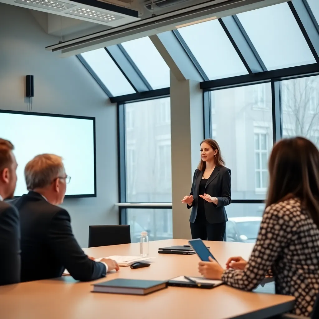 Team analyseert resultaten en groeistatistieken van persoonlijke branding campagne